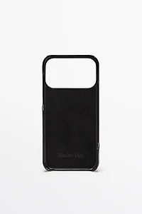 Nappa leather iPhone 17 Pro Max case
