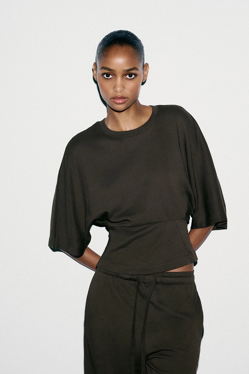 STRAIGHT LEG COTTON PANTS