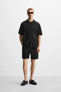 GEOMETRIC JACQUARD SHORTS