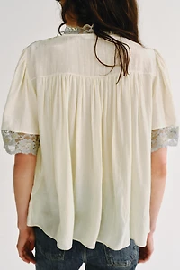 ZW COLLECTION LACE SHIRT