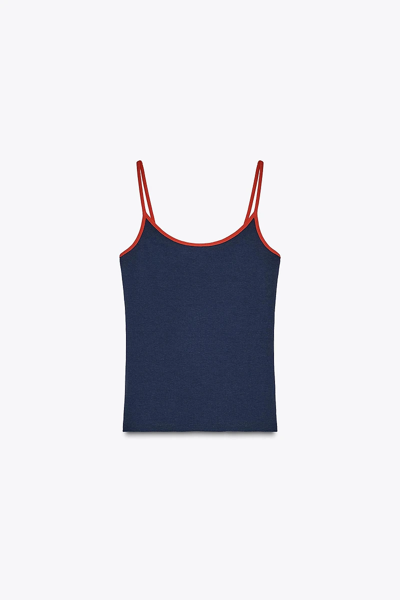 CONTRAST TANK TOP