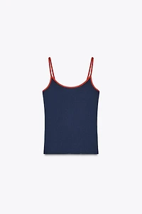 CONTRAST TANK TOP