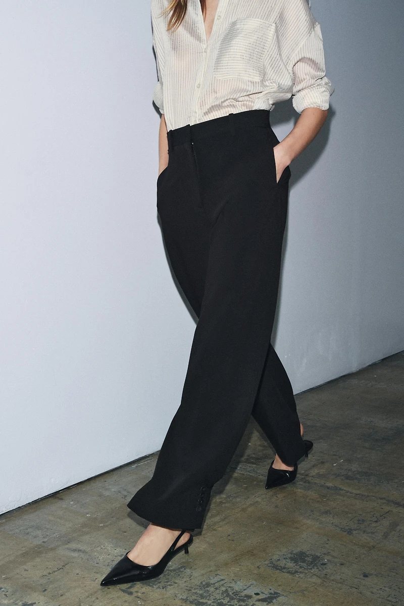 BALLOON PANTS WITH BUTTONS ZW COLLECTION