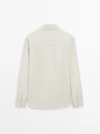 Regular-fit 100% cotton shirt