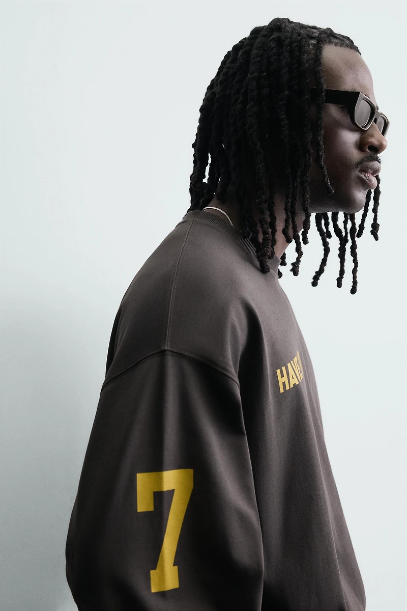 NUMBER PRINT T-SHIRT