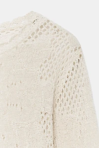 PULL EN MAILLE POINTELLE