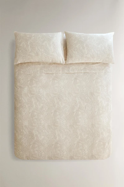 PAISLEY SATEEN DUVET COVER