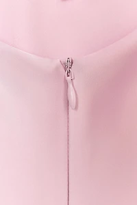 SATIN MIDI DRESS