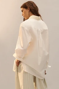 LIMITED EDITION LACE COLLAR POPLIN SHIRT