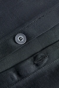 SCALLOPED SATEEN DUVET COVER (500 THREAD COUNT)