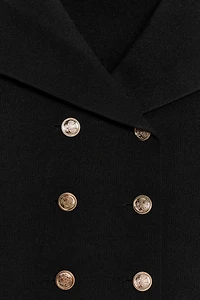 CROPPED KNIT WRAP JACKET