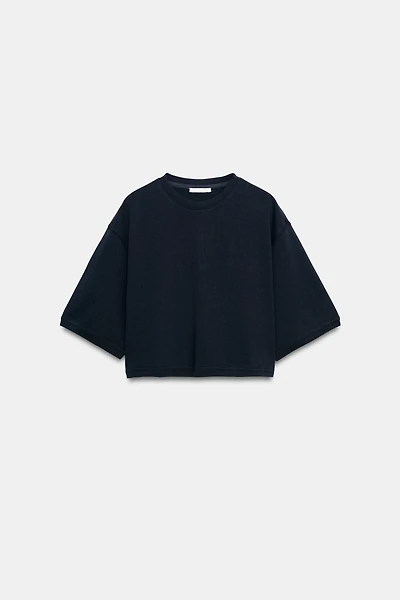 OVERSIZED CROP TOP