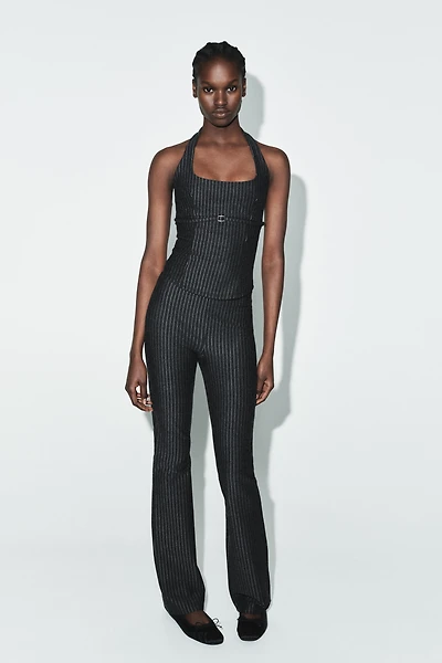 PANTALON FLARE INTERLOCK