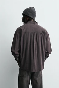 RELAXED FIT PLAID SHIRT