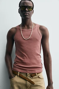 WASHED TANK T-SHIRT