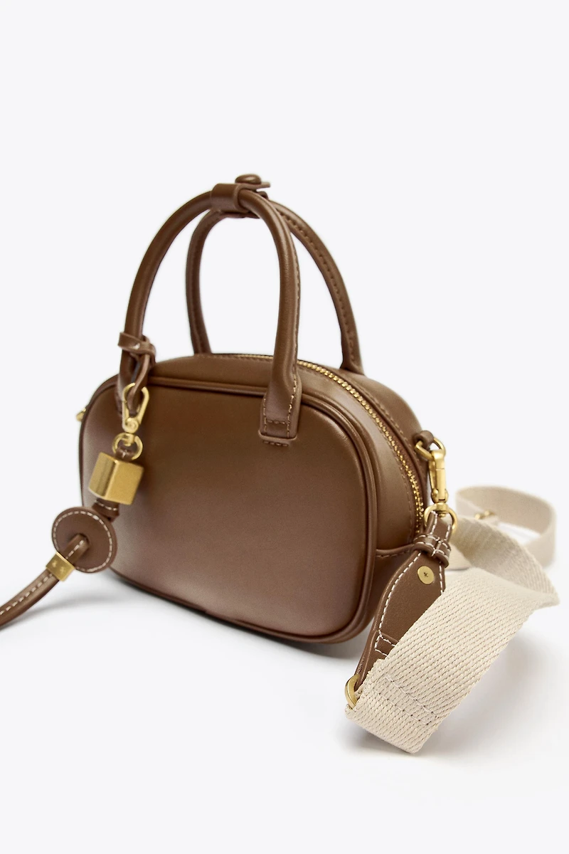 MINI TOPSTITCHED BAG