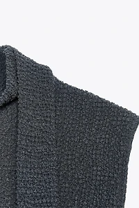 TOP FOULARD TEXTURÉ