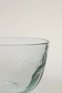 HAMMERED GLASS BOWL