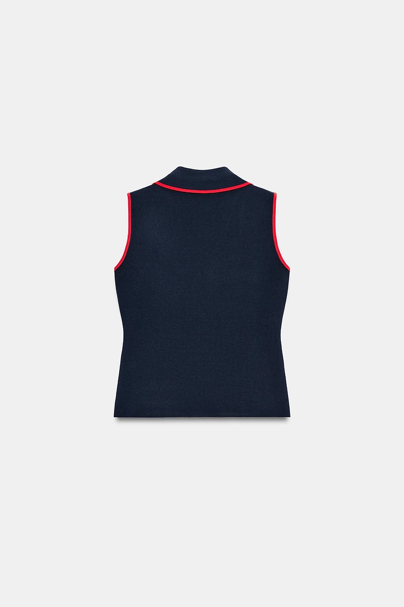 BUCKLE DOUBLE BREASTED VEST