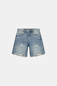 Z1975 RIPPED DENIM SHORTS