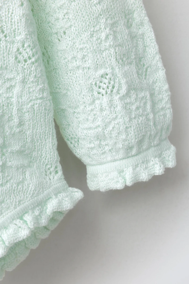 COTTON AND SILK KNIT BODYSUIT
