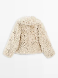Short lambskin coat - STUDIO