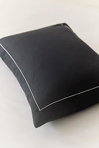 SATEEN PILLOWCASE WITH TRIM (500 THREAD COUNT)