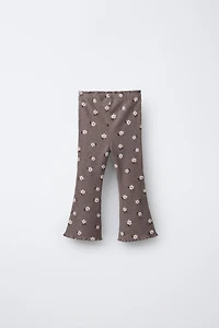 PRINTED SOFT FLARE PANTS