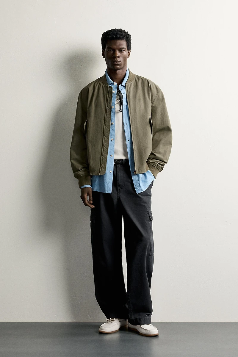REGULAR FIT BOMBER JACKET