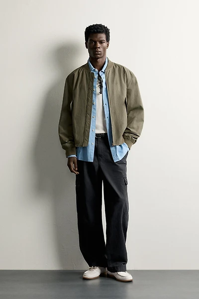 REGULAR FIT BOMBER JACKET