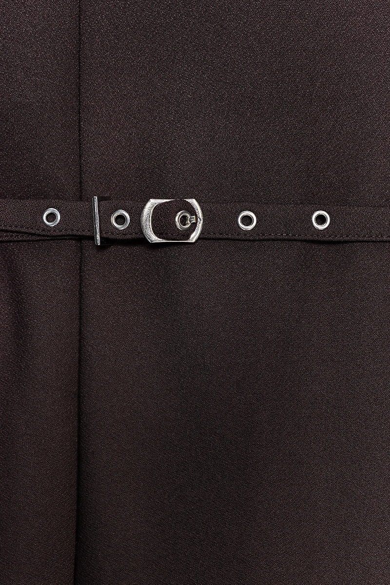 BELTED LONG DRESS
