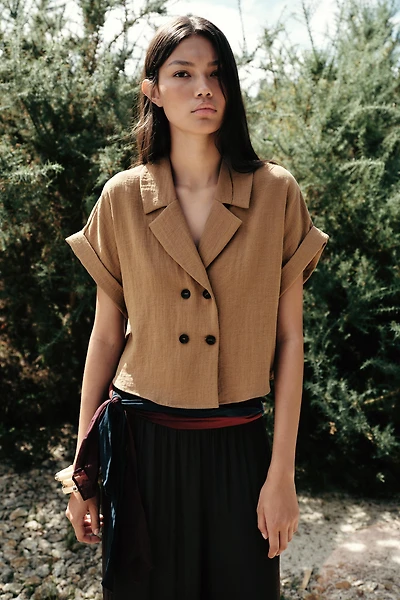CROSSOVER SHORT SHIRT