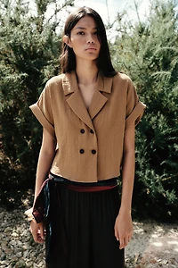 CROSSOVER SHORT SHIRT