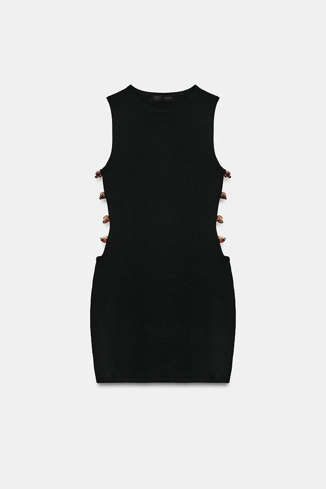 cute dresser drawer pulls Zara Polyamide Cut Out Dress