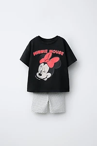 MINNIE MOUSE © DISNEY T-SHIRT AND CYCLING LEGGINGS SET