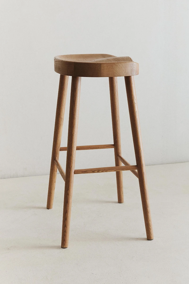 ASH WOOD STOOL