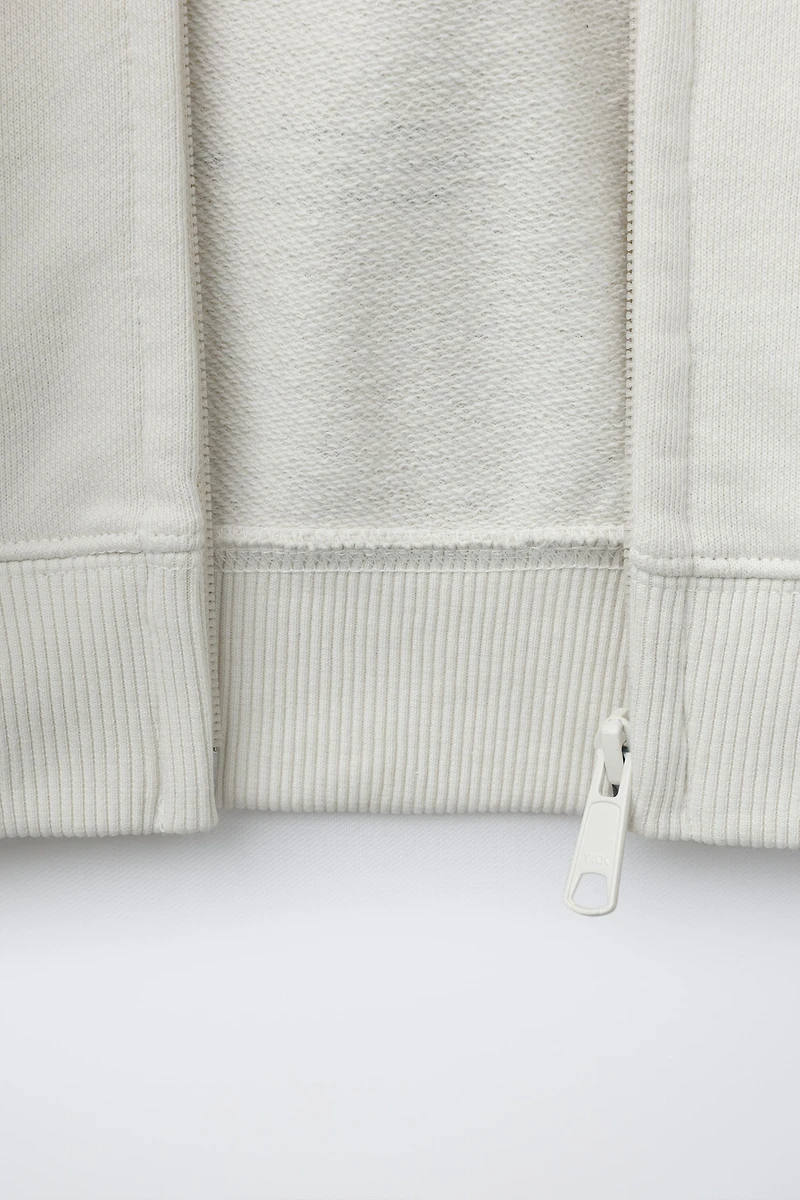 ZIP JOGGING SWEATSHIRT