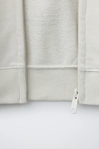 ZIP JOGGING SWEATSHIRT