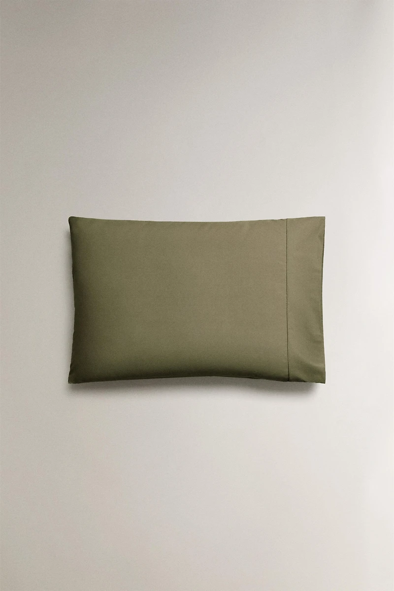PERCALE COTTON PILLOWCASE ( THREAD COUNT
