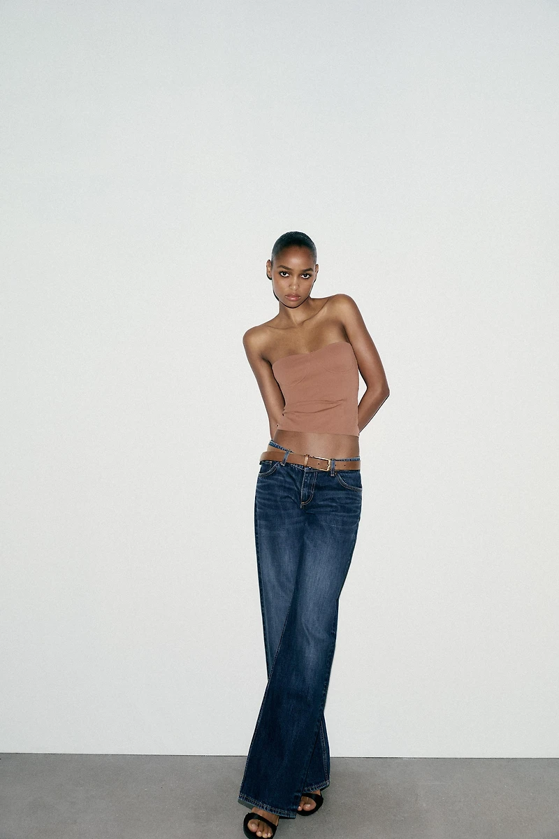 POLYAMIDE BANDEAU TOP