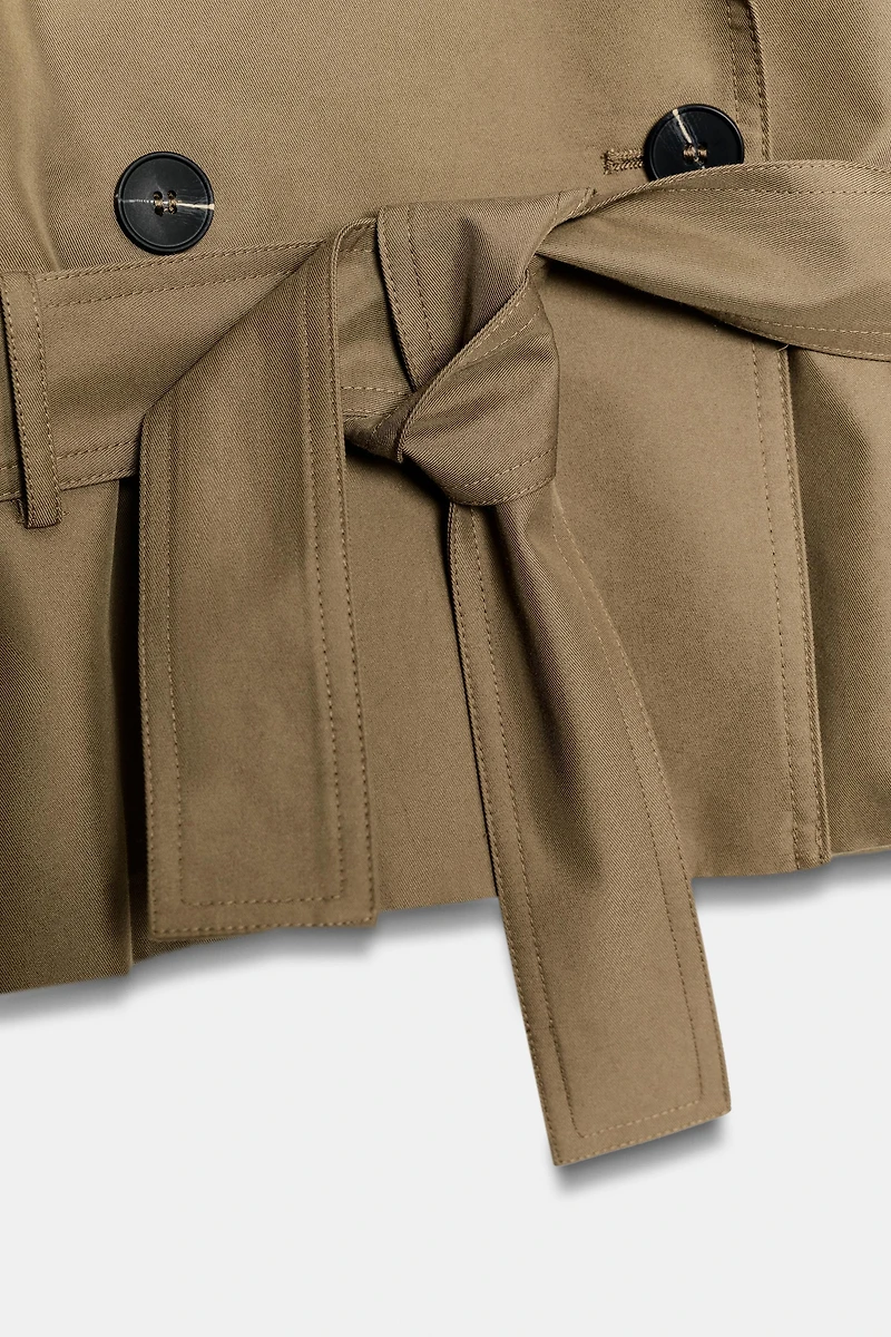 BELTED DOUBLE BREASTED VEST