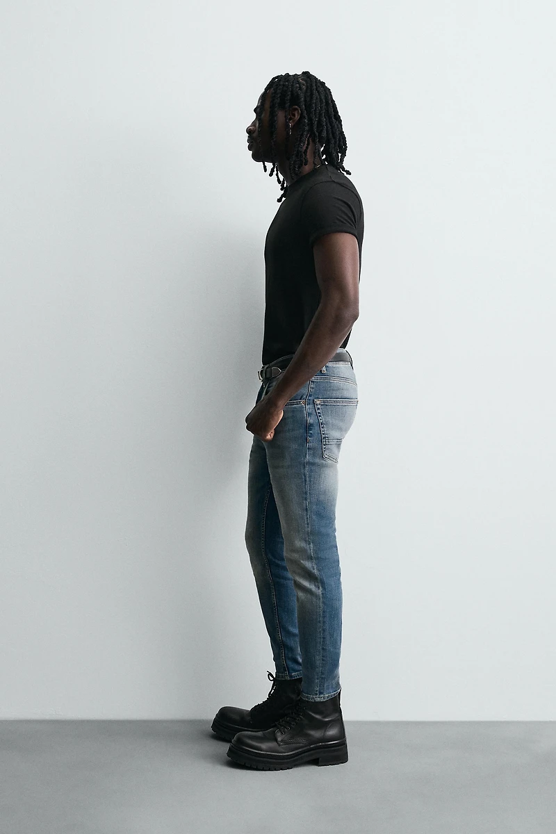 SKINNY CROPPED FIT JEANS