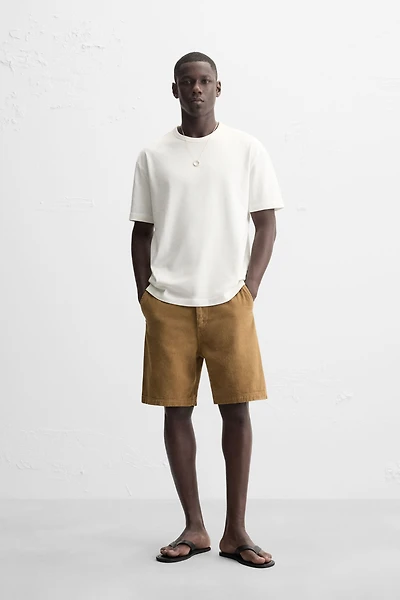 HEAVYWEIGHT BASIC RIBBED T-SHIRT