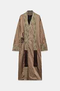 ZW COLLECTION JACQUARD SCARF KIMONO