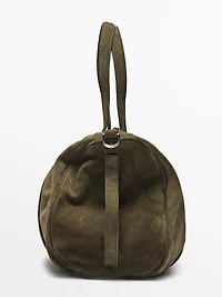 Sac de voyage cuir daim