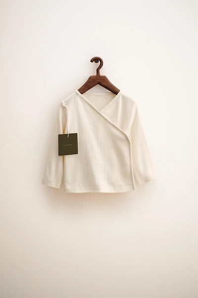 ZARA TIMELESS - POINTELLE KIMONO T-SHIRT