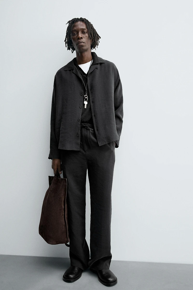 RELAXED FIT FLOWY PANTS