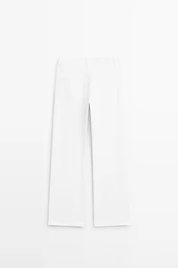 High-waist wide-leg jeans