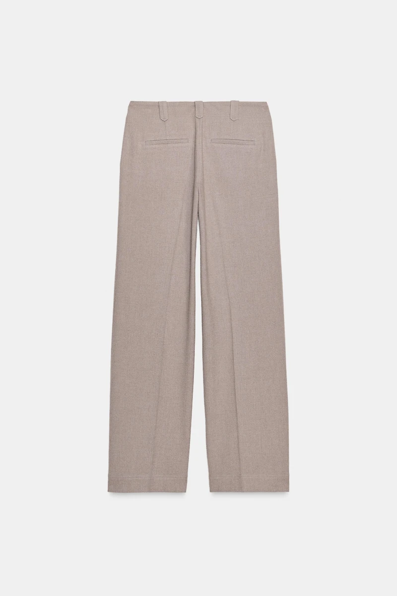 MID-RISE STRAIGHT LEG PANTS