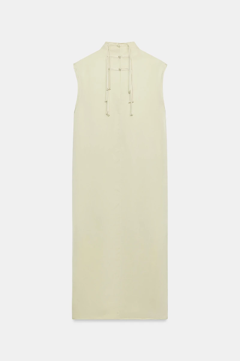 ROBE SATINÉE À BRANDEBOURGS ZW COLLECTION